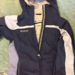 Columbia fleece lined jacket